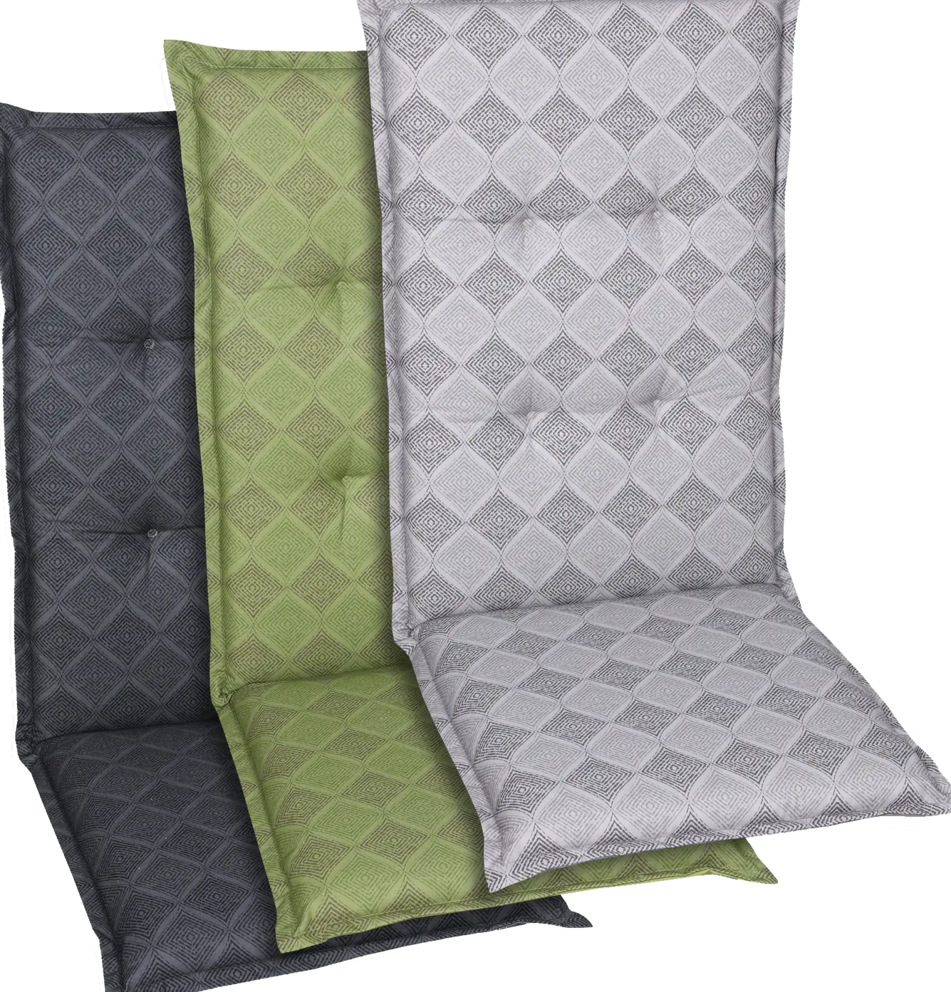 GO-DE Hochlehner-Auflage 120 x 50 x 6 cm 3-fach sortiert