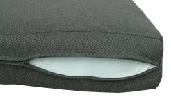 GO-DE Loungekissen-Set 80 x 60 x 12 cm, grau