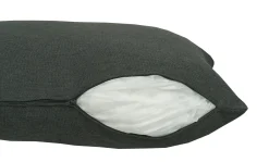 GO-DE Loungekissen-Set 80 x 60 x 12 cm, grau