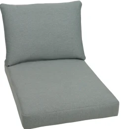 GO-DE Loungekissen-Set 80 x 60 x 12 cm, grau