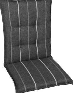 GO-DE Mittellehner-Auflage 108 cm x 50 cm x 7 cm, grau, anthrazit