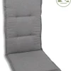 GO-DE Mittellehner-Auflage 108 cm x 50 cm x 7 cm, grau