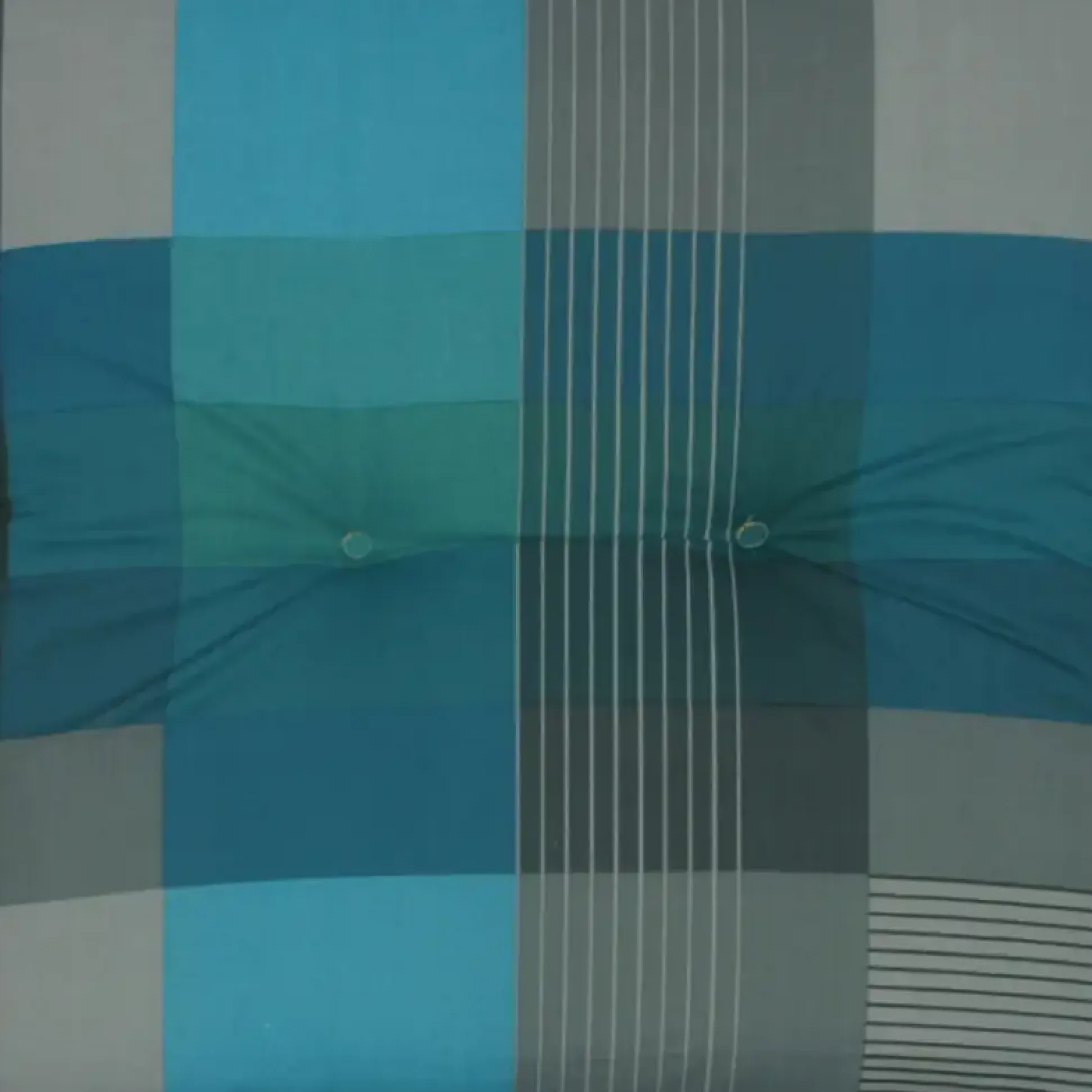 GO-DE Mittellehner-Auflage 108 cm x 50 cm x 7 cm, petrol grau