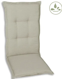 GO-DE Mittellehner-Auflage 108 cm x 50 cm x 7 cm, beige