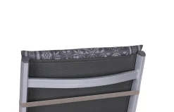 GO-DE Niederlehner-Auflage 98 cm x 48 cm x 5 cm, grau, anthrazit