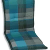 GO-DE Niederlehner-Auflage Classic 100 x 50 x 7 cm, ocean-schwarz