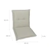 GO-DE Niederlehner-Auflage 100 cm x 50 cm x 7 cm, beige