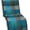 GO-DE Relax-Auflage Classic 170 x 50 x 7 cm, blau kariert