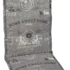 GO-DE Sesselauflage hoch 50 x 120 x 6 cm grau