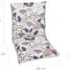 GO-DE Sesselauflage nieder 50 x 100 x 6 cm beige