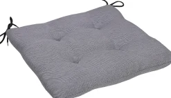 GO-DE Sitzkissen Carina 38 cm x 38 cm x 5 cm, grau