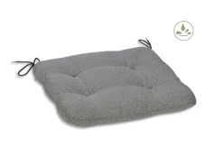 GO-DE Sitzkissen Carina 38 cm x 38 cm x 5 cm, grau