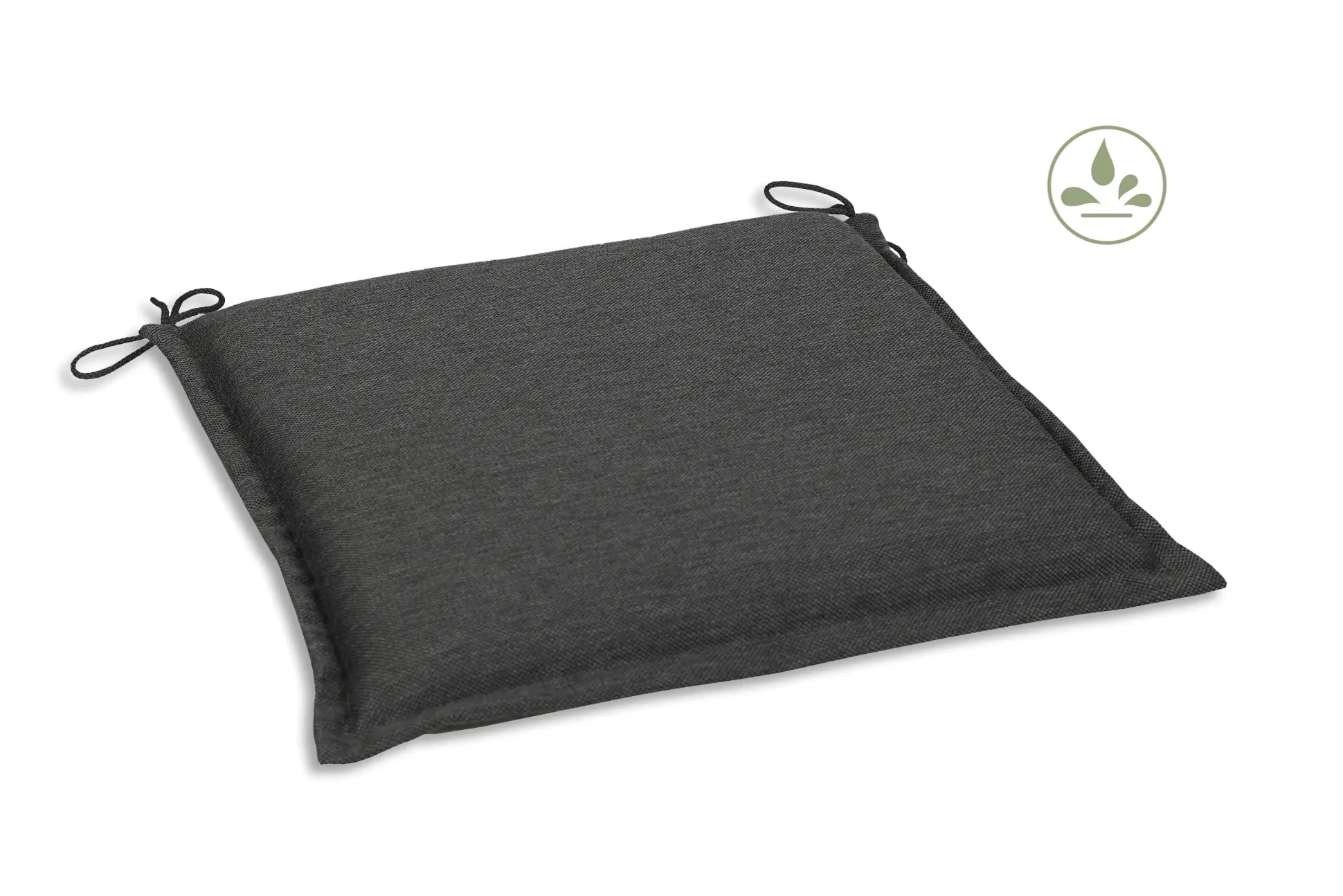GO-DE Sitzkissen Dora 45 cm x 47 cm x 5 cm, grau, anthrazit