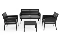 Grandsoleil Gartenmöbel-Set Panka anthrazit