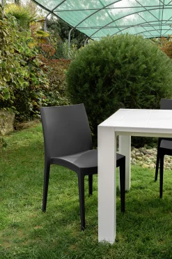 Grandsoleil Gartenstuhl Kunststoff Venice stapelbar anthrazit