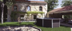 Gre Composite Pool oval grau, 524 x 386 x 124 cm