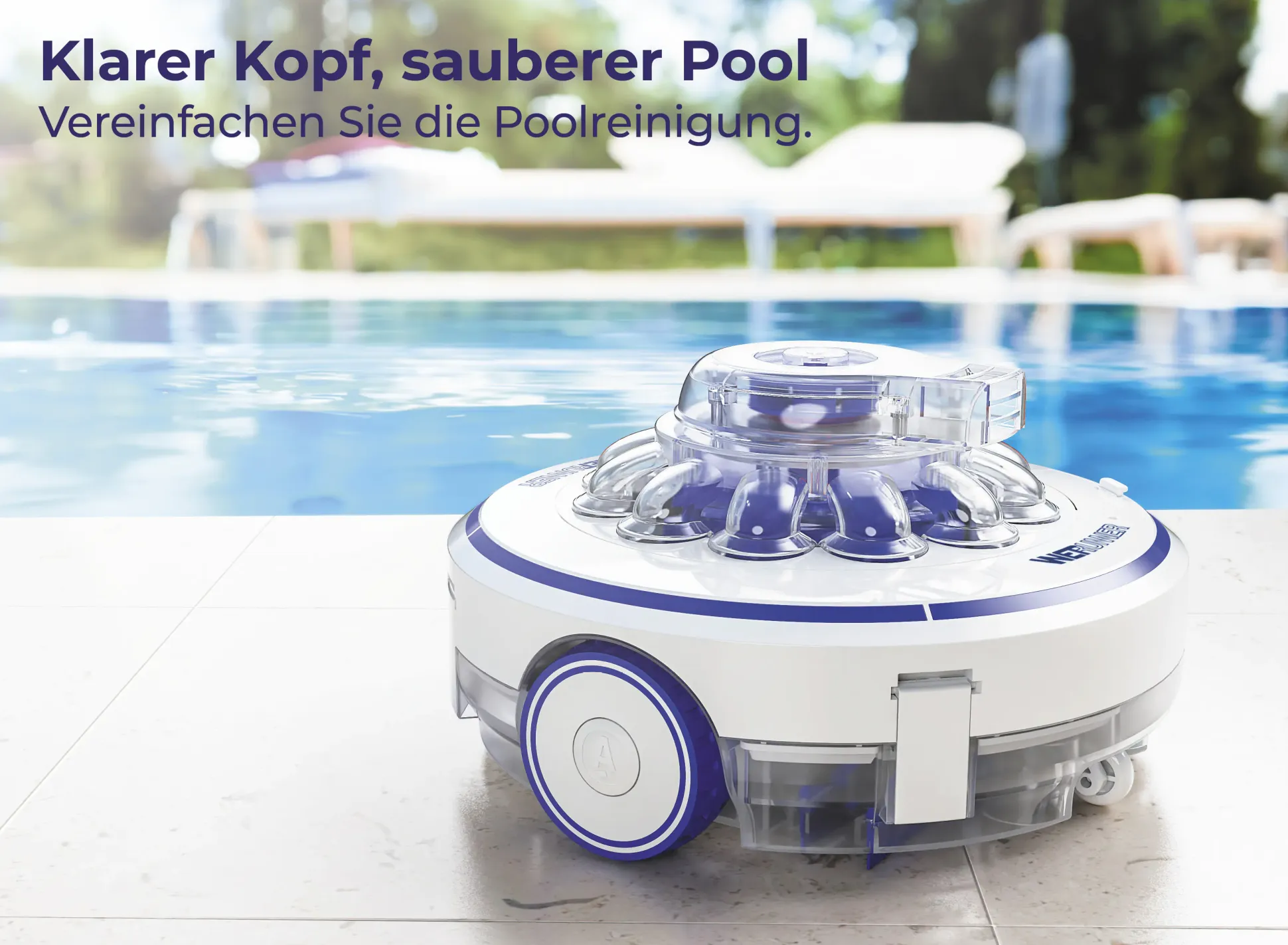 Gre Poolreiniger Wet Runner für Pools bis zu 7 x 5 m