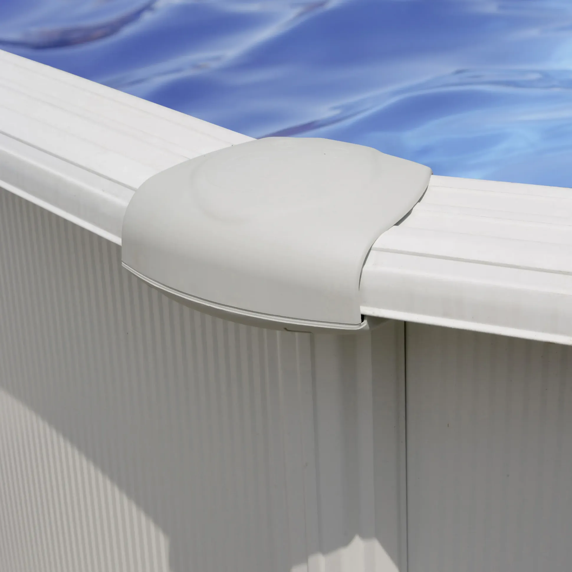 Gre Stahlwandpool Atlantis oval 730 x 375 x 132 cm, weiß