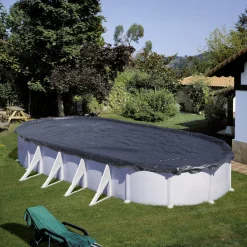 Gre Winterabdeckplane schwarz, 610 x 410 cm