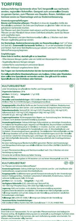 Greenworld Gartenerde XL torffrei 60 L