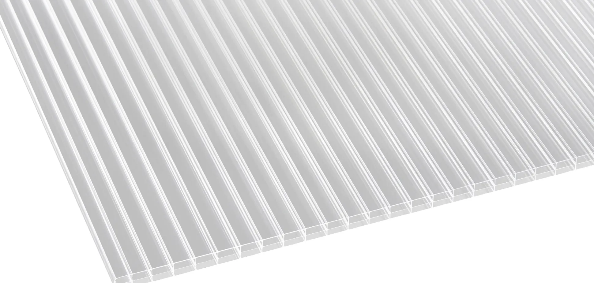 Gutta Premium Terrassendach 410,2 x 306 cm weiß PC klar 16 mm