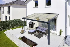 Gutta Premium Terrassendach 410,2 x 306 cm anthrazit Acryl bronce 16 mm