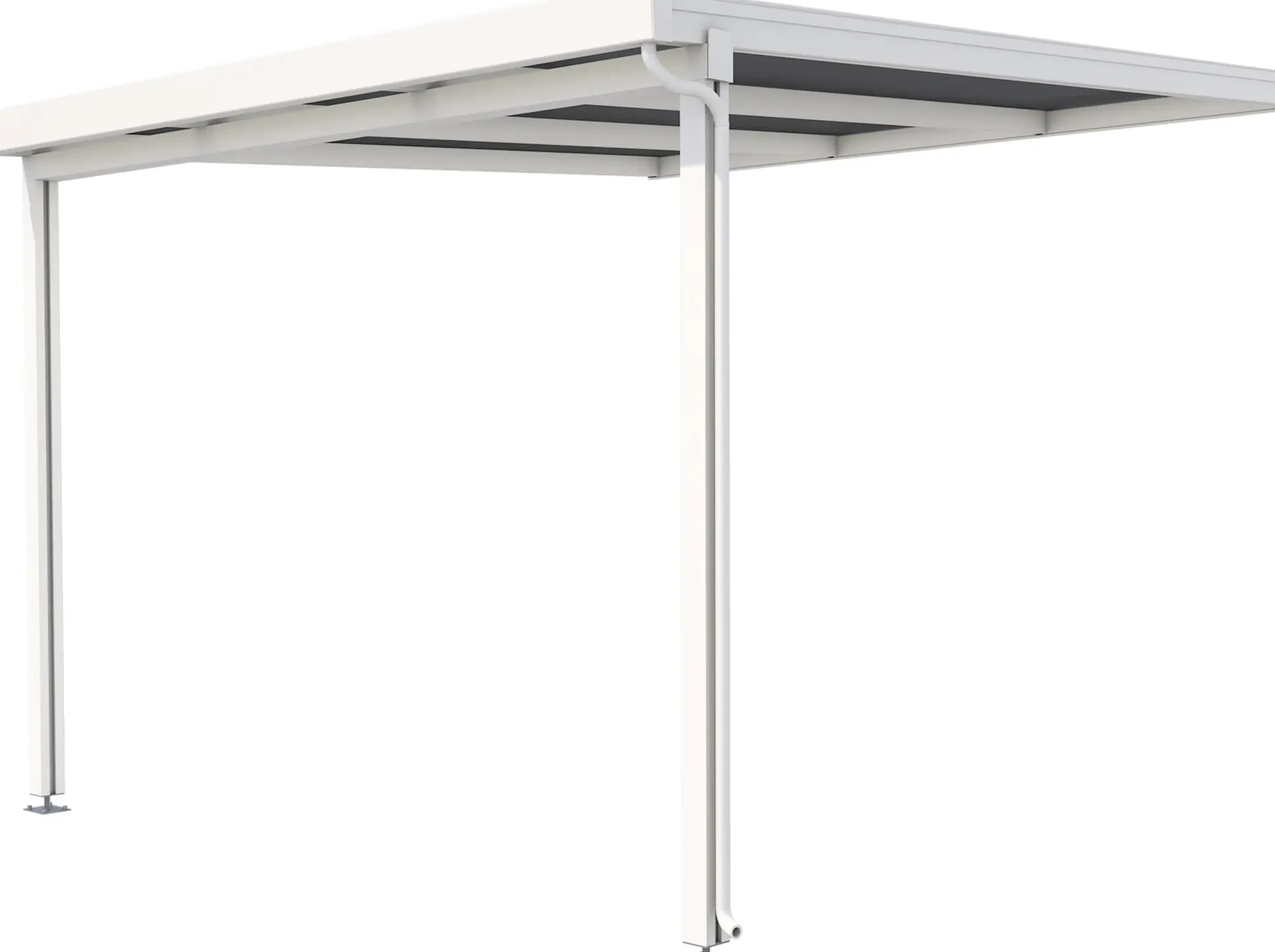 Gutta Premium Terrassendach 309,4 x 306 cm weiß Klima blue 16 mm