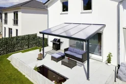 Gutta Premium Terrassendach 410,2 x 306 cm anthrazit PC klar 16 mm