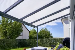Gutta Premium Terrassendach 410,2 x 306 cm anthrazit Klima blue 16 mm