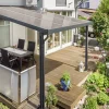 Gutta Premium Terrassendach 309,4 x 306 cm anthrazit PC bronce 16 mm