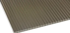 Gutta Premium Terrassendach 309,4 x 306 cm anthrazit PC bronce 16 mm