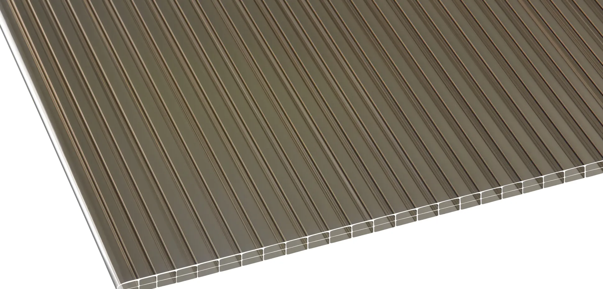 Gutta Premium Terrassendach 309,4 x 306 cm anthrazit PC bronce 16 mm
