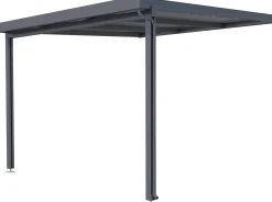 Gutta Premium Terrassendach 309,4 x 306 cm anthrazit PC weiß opal 16 mm