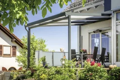 Gutta Premium Terrassendach 309,4 x 306 cm anthrazit PC weiß opal 16 mm