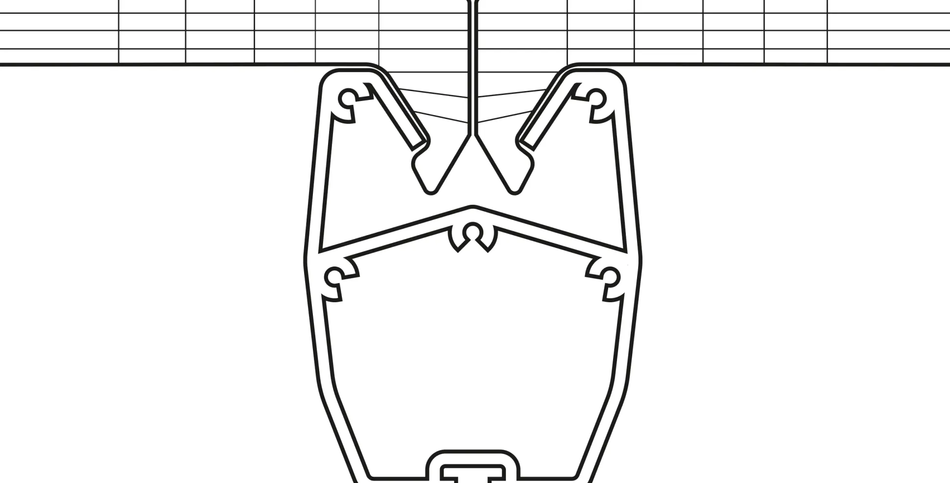 Gutta Terrassenüberdachung Basic 306x306cm anthrazit