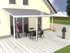 Gutta Terrassenüberdachung Basic 426x306cm weiß