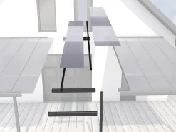Gutta Terrassenüberdachung Basic 306x406cm weiß