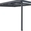Gutta Premium Terrassendach 410,2 x 406 cm anthrazit Acryl bronce 16 mm
