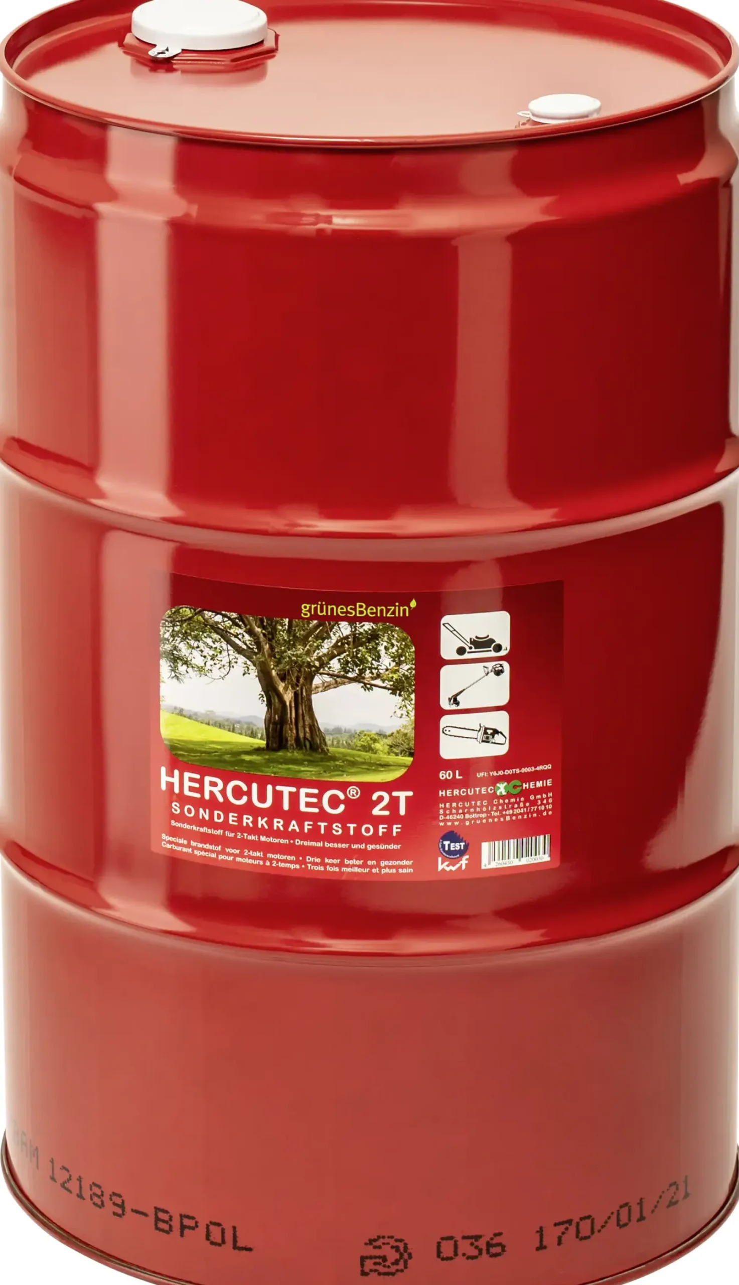 Hercutec 2 Takt Gemisch 60 L