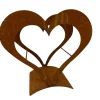 Holzhalter Herz 43 x 44 x 25 cm