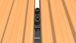 HSI Terra Deckclip mit Klemmplatte inkl. Schrauben für Terrassendiele - 100 Stück