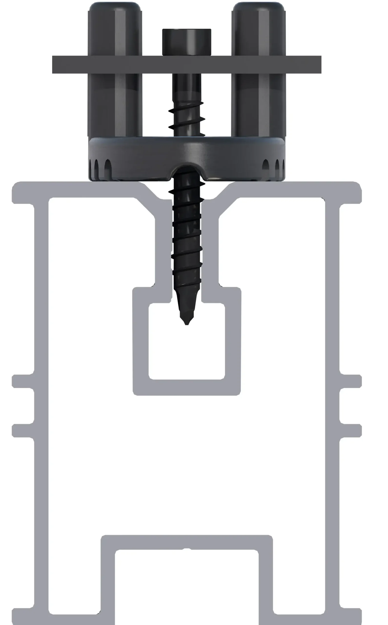 HSI Terra Deckclip mit Klemmplatte inkl. Schrauben für Terrassendiele - 100 Stück