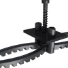 HSI Terra Deckclip mit Klemmplatte für Terrassendielen 2-12 mm inkl. Schrauben Polypropylen schwarz