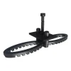 HSI Terra Deckclip mit Klemmplatte für Terrassendielen 2-12 mm inkl. Schrauben Kunststoff schwarz