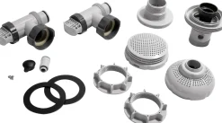 Intex Anschluss-Set Ø 38 mm, 4 bis 7,3m³/h grau