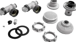 Intex Anschluss-Set Ø 38 mm 7,3 bis 9,2m³/h grau
