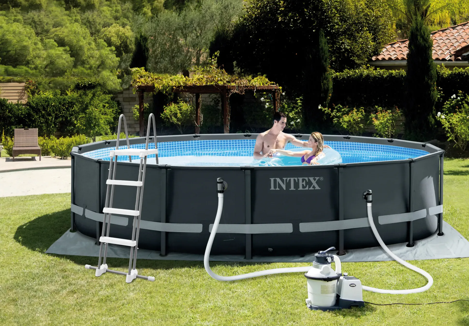Intex Frame Pool Set Ultra Rondo Ø 488 x 122 cm