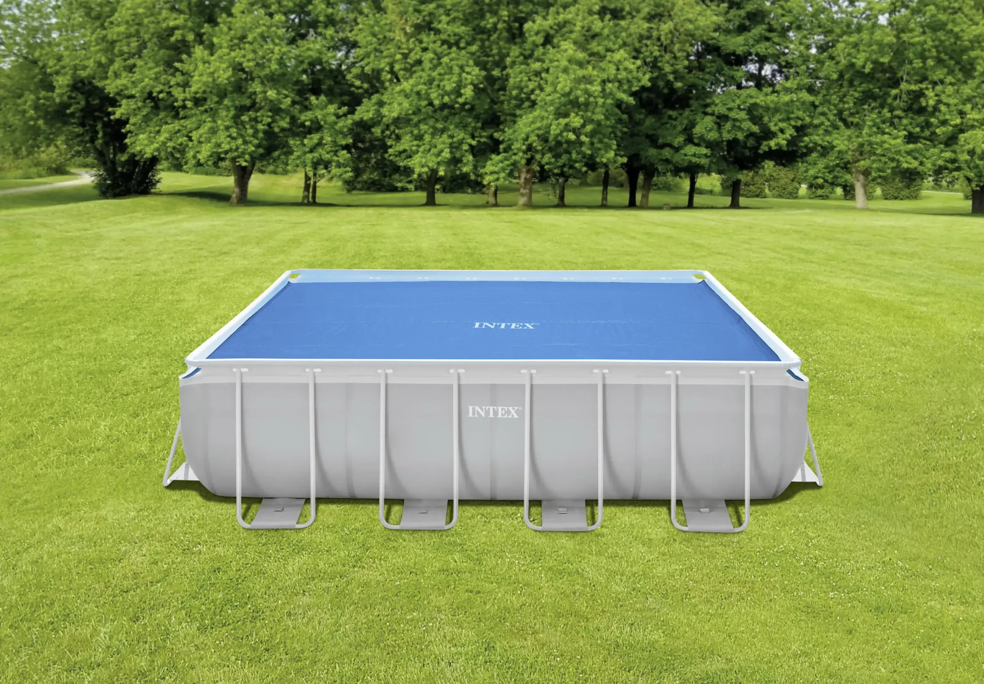 Intex Solarabdeckplane 400 x 200 cm , blau