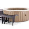 Intex Spa Beistelltisch 2 x 60 cm + 2 x 42 cm , dunkelbraun