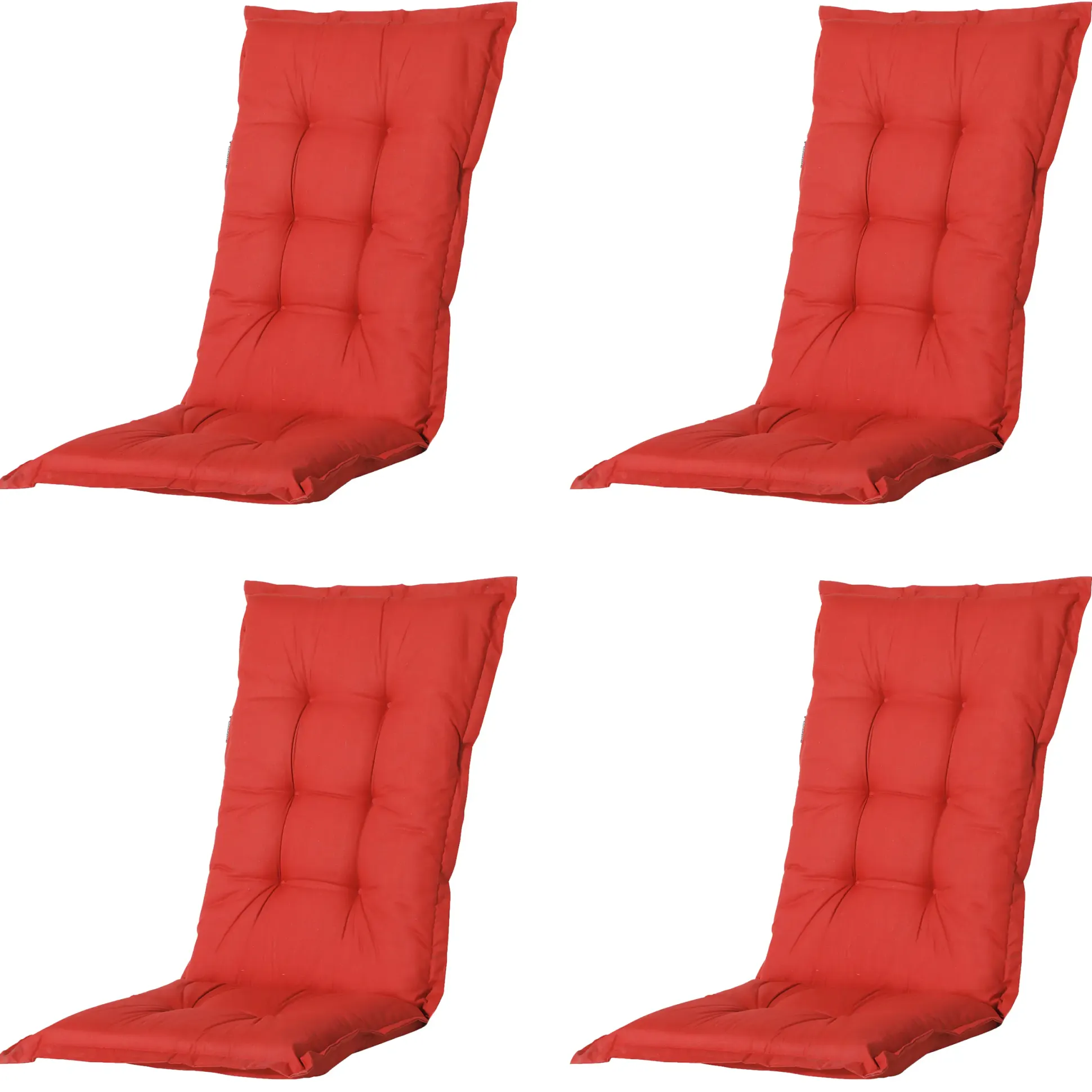 Jardin Garten-Essgruppe Aruba + Elise 4 Personen Kunststoff graphit/rot
